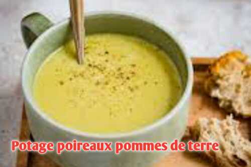 Potage poireaux pommes de terre