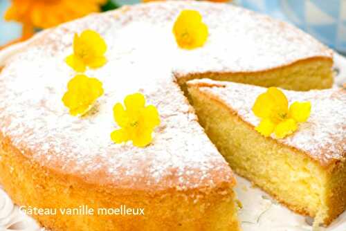 Gâteau vanille moelleux