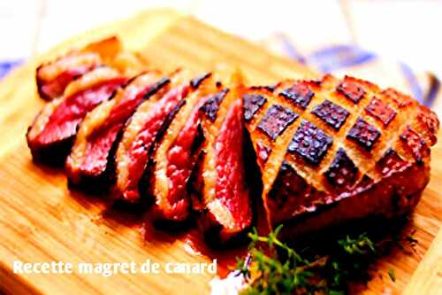 Recette magret de canard