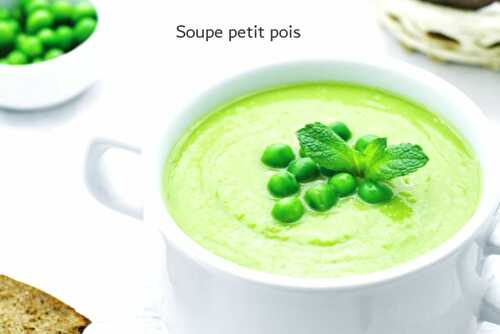 Soupe petit pois