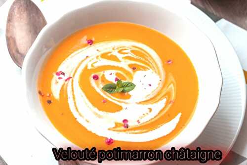 Velouté potimarron châtaigne