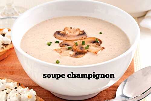 Soupe champignon