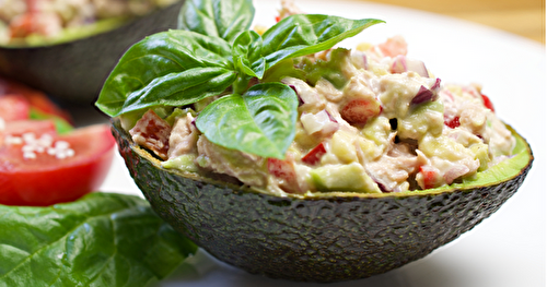 Avocats farcis aux rillettes de thon