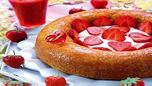 Baba aux fraises, un dessert gourmand