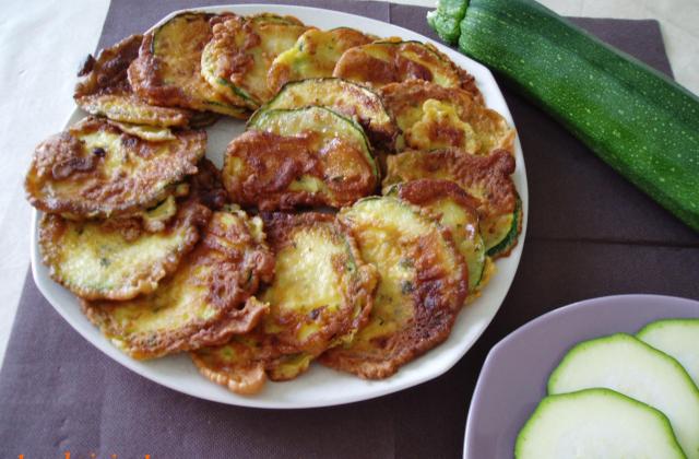 Beignets de courgettes au basilic