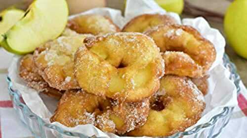 Beignets de pommes son goût exceptionnel et inégalé