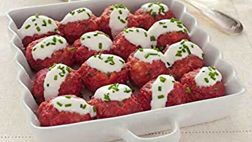 Boulettes de betteraves cuites au four