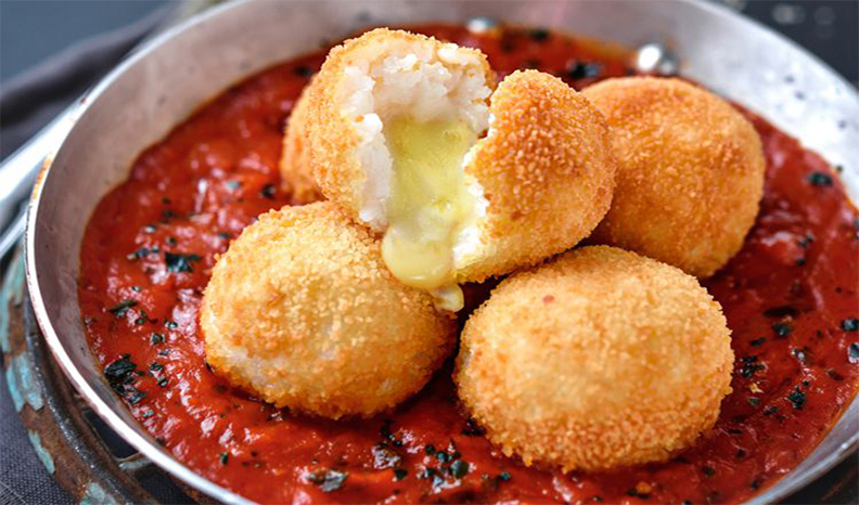 Boulettes de riz au fromage