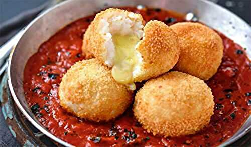 Boulettes de riz au fromage