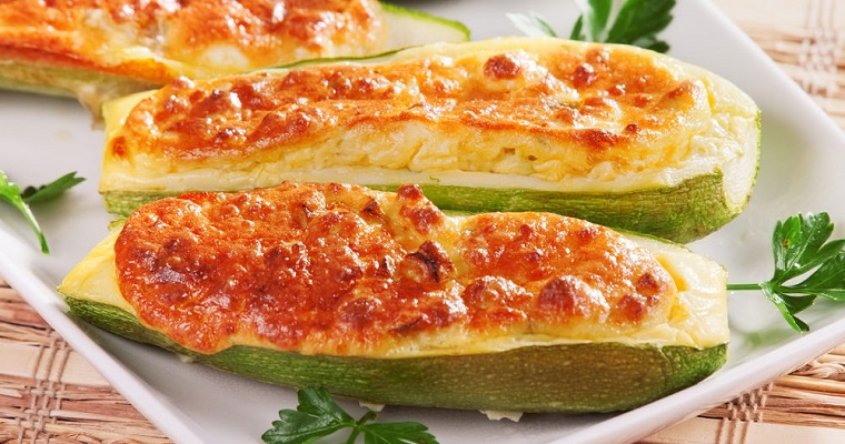 Courgettes farcies au reblochon