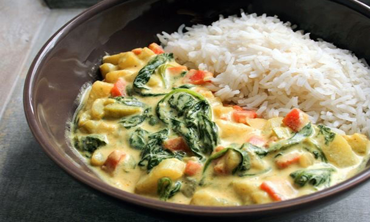 Curry de légumes (végétalien)