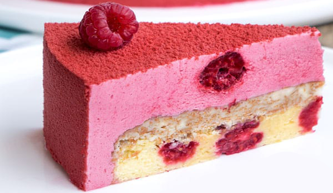 Entremets framboise