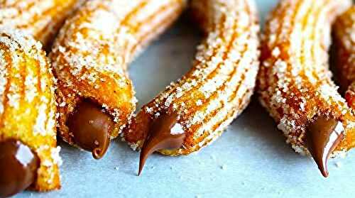Facile Et Rapide La Recette Gourmande des Churros au Nutella Faits Maison