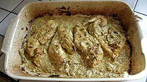 Filets de poulet a la moutarde simple et facile