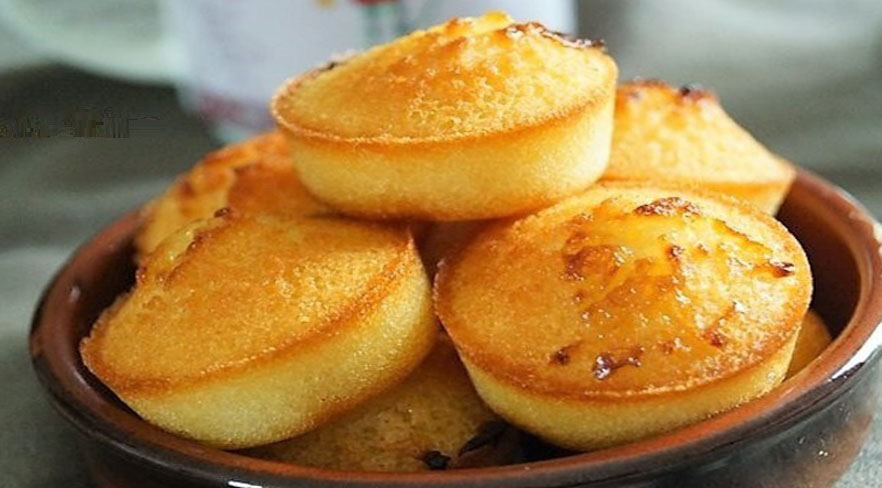 Financiers au chocolat blanc