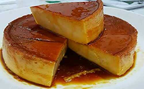 Flan au caramel recette facile, on en raffole tous !