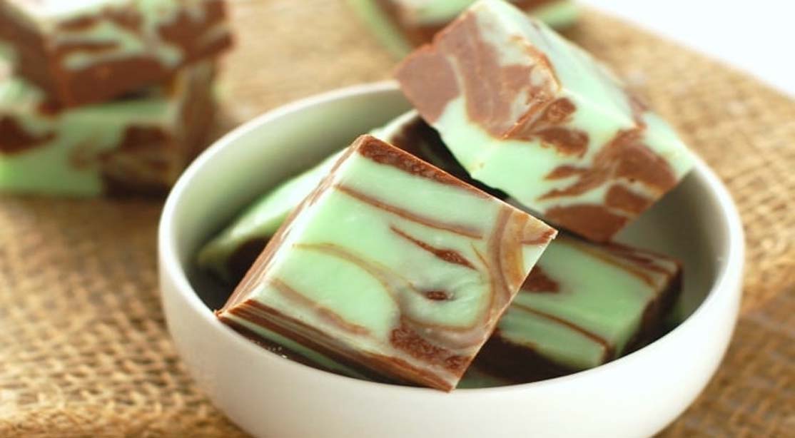 Fudge au chocolat à la menthe