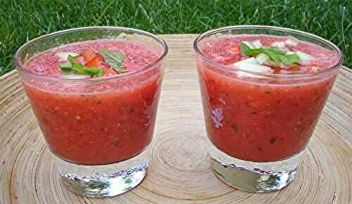 Gaspacho à la pastèque