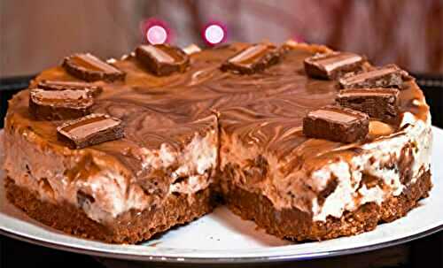 Gâteau au fromage à la barre Mars