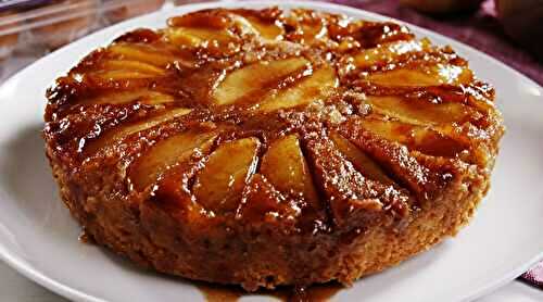 Gâteau aux pommes caramélisées