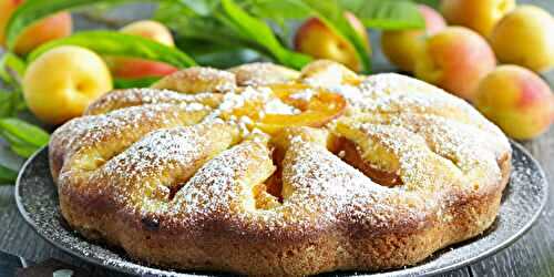 Gâteau fondant aux amandes, noisettes et fruits d'été