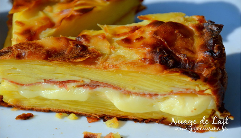 Gâteau Invisible Raclette a la Pomme de terre