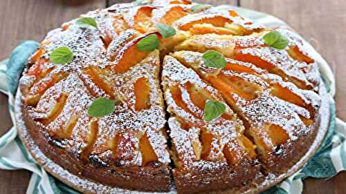 Gâteau moelleux aux abricots recette très facile