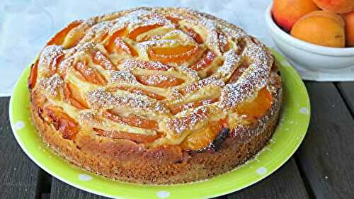 Gâteau moelleux aux abricots sans beurre