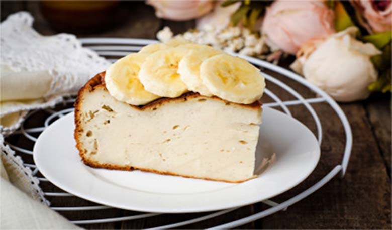 Gâteau mousse de bananes