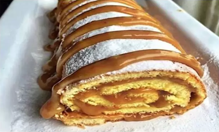 Gateau roulé au caramel beurre salée recette de noël