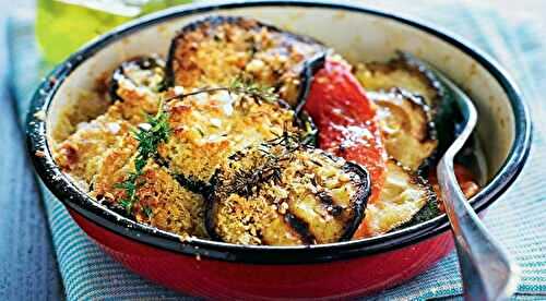 Gratin d’aubergines à la sicilienne