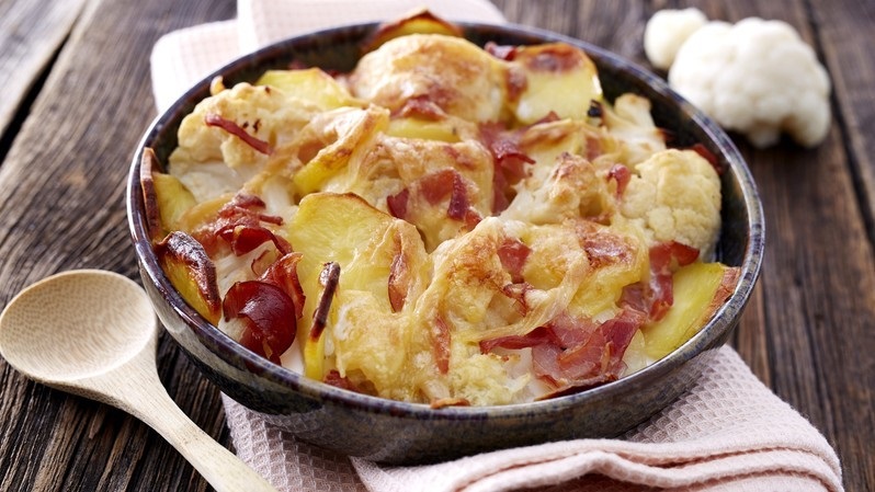 Gratin de chou-fleur et pommes de terre (La chouflette)