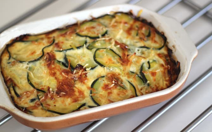 Gratin de courgettes oignons excellente recette