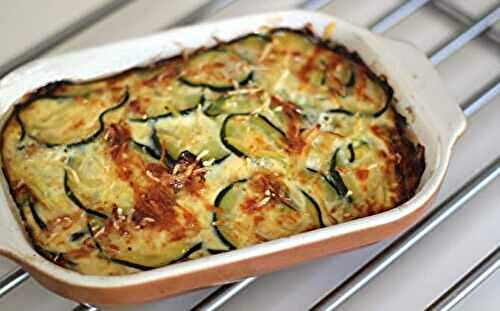 Gratin de courgettes oignons excellente recette