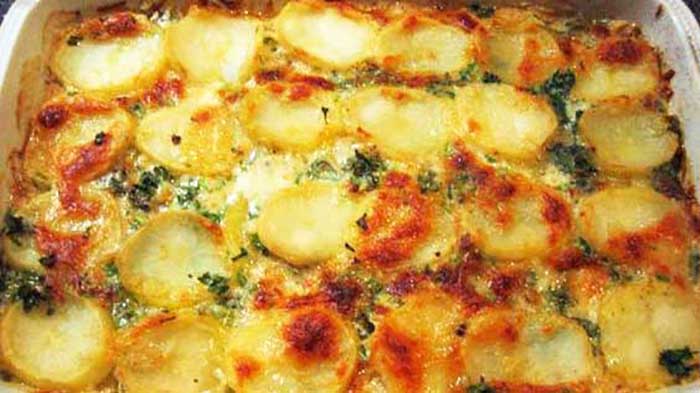 Gratin de pommes de terre à la normande