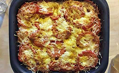 Gratin riz thon tomates