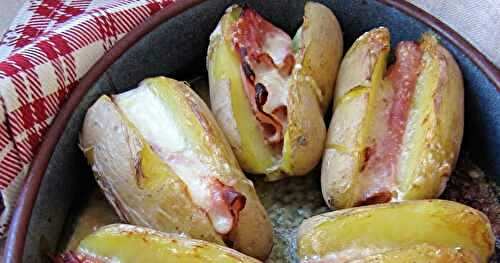 Jacket potatoes au jambon et au Maroilles