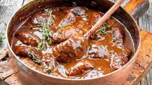 Joues de boeuf aux carottes un plat traditionnel français