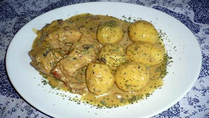 Lapin aux champignons simple et facile