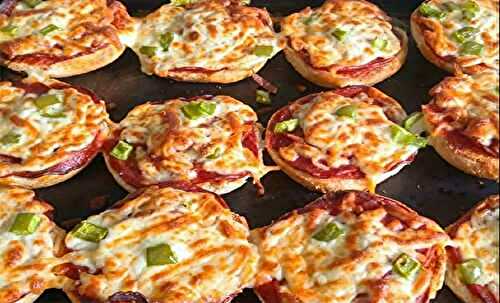 Mini Pizza sur des pains hamburger