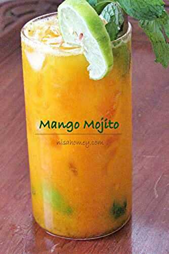 Mojito à la mangue (avec ou sans alcool)