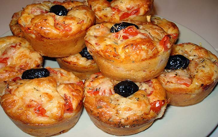 Muffins salés façon pizza