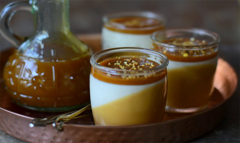 Panna Cotta au caramel beurre salé