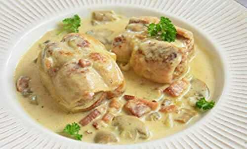 Paupiettes de veau à la crème