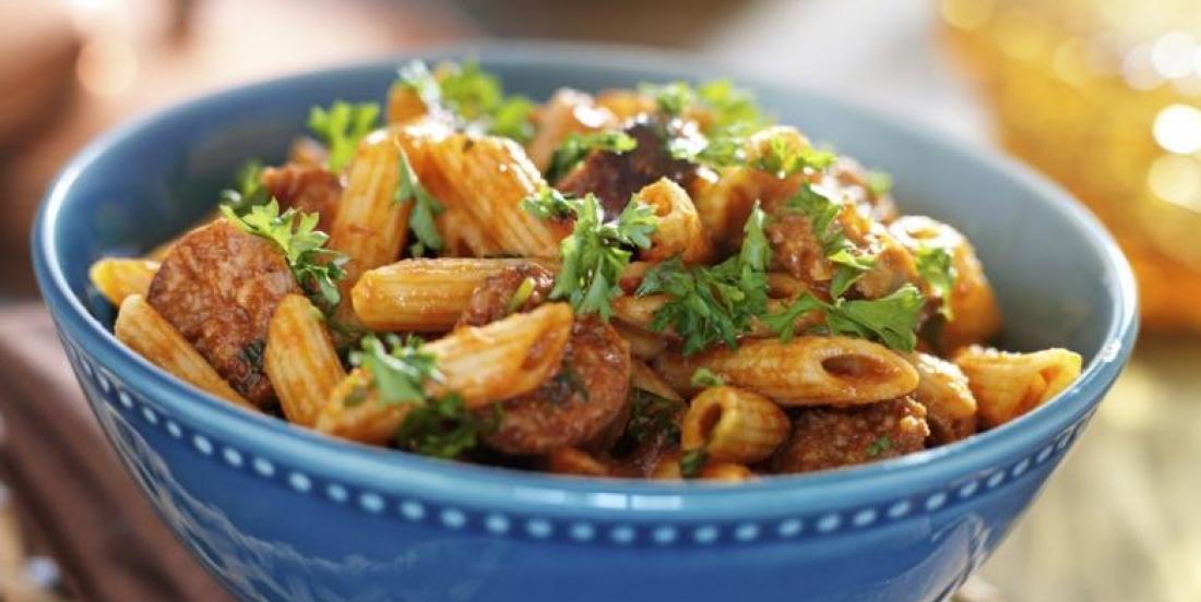 Penne aux tomates version cajun