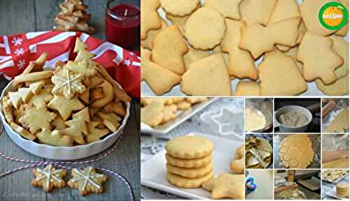 Petits sablés de noël (Butterbredeles) Sablés au beurre