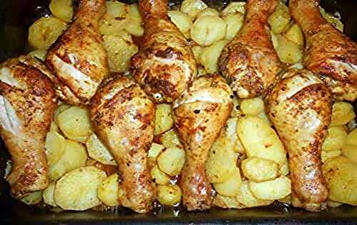 Pilons de poulet au four