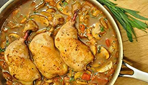 Poulet rôti chasseur au romarin (cocotte)