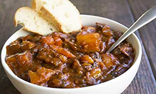 Râgout de boeuf aux tomates