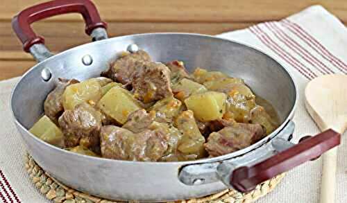 Ragoût de veau avec pommes de terre